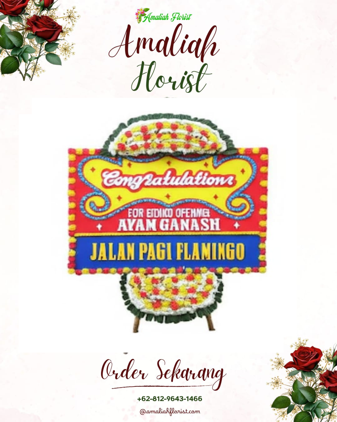 Sewa Papan Bunga Tegal Timur